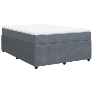 vidaXL &Kappa;&rho;&epsilon;&beta;ά&tau;&iota; Boxspring &mu;&epsilon; &Sigma;&tau;&rho;ώ&mu;&alpha; &Sigma;&kappa;&omicron;ύ&rho;&omicron; &Gamma;&kappa;&rho;&iota; 140x190 &epsilon;&kappa;. &Beta;&epsilon;&lambda;&omicron;ύ&delta;&iota;&nu;&omicron;