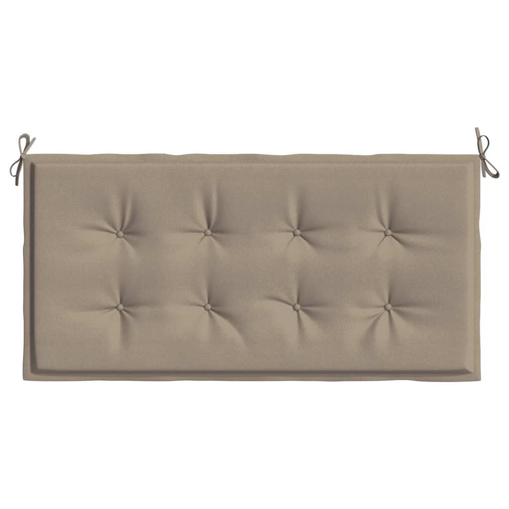 vidaXL Μαξιλάρι Πάγκου Κήπου Taupe 120x50x4 εκ. Ύφασμα Oxford