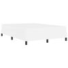 vidaXL Κρεβάτι με στρώμα Καθαρό Λευκό 160 x 200 cm Τεχνητό δέρμα