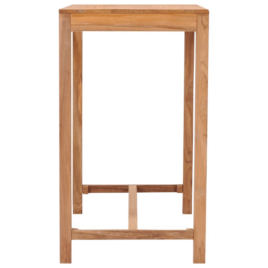 vidaXL Τραπέζι Μπαρ Κήπου 110 x 60 x 105 εκ. από Μασίφ Ξύλο Teak
