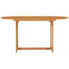 vidaXL Τραπέζι Κήπου 150 x 90 x 75 εκ. Μασίφ Ξύλο Teak