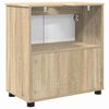 vidaXL Ντουλάπι Μπάνιου με ράφι με πόρτα Sonoma Δρυς 61 x 35 x 64 εκ.