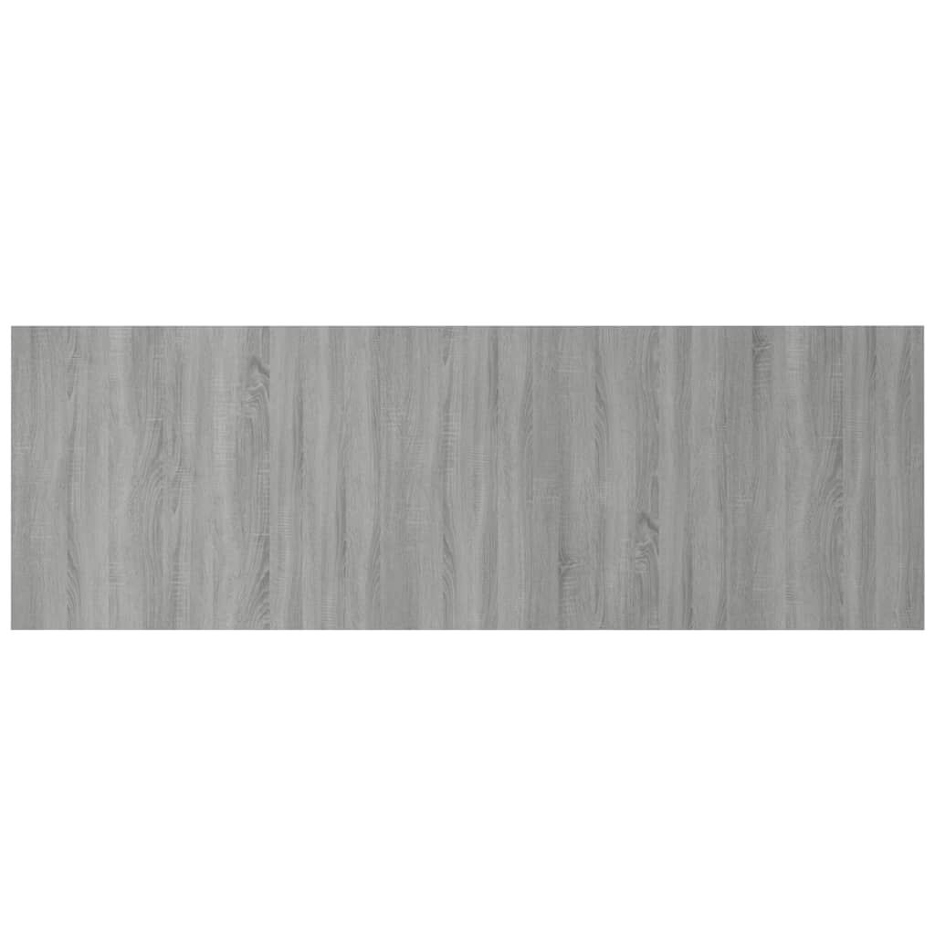 vidaXL Κεφαλάρι Κρεβατιού Γκρι Sonoma 240x1,5x80 εκ. Επεξεργ. Ξύλο