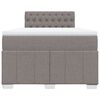 vidaXL &Kappa;&rho;&epsilon;&beta;ά&tau;&iota; Boxspring &mu;&epsilon; &Sigma;&tau;&rho;ώ&mu;&alpha; Taupe 120x200 &epsilon;&kappa;. &Upsilon;&phi;&alpha;&sigma;&mu;ά&tau;&iota;&nu;&omicron;