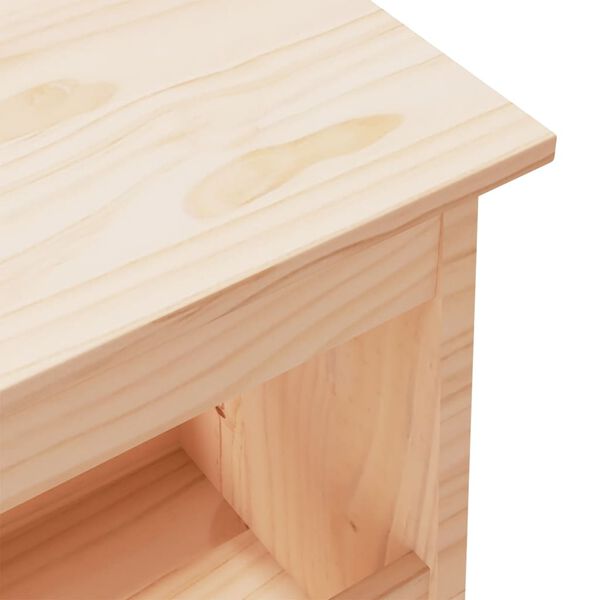 vidaXL Παγκάκι Χολ 100x28x45 εκ. από Μασίφ Ξύλο Πεύκου