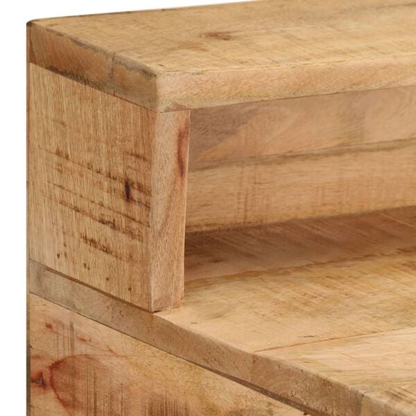 vidaXL Γραφείο 100 x 45 x 90 εκ. από Μασίφ Ακατέργαστο Ξύλο Μάνγκο