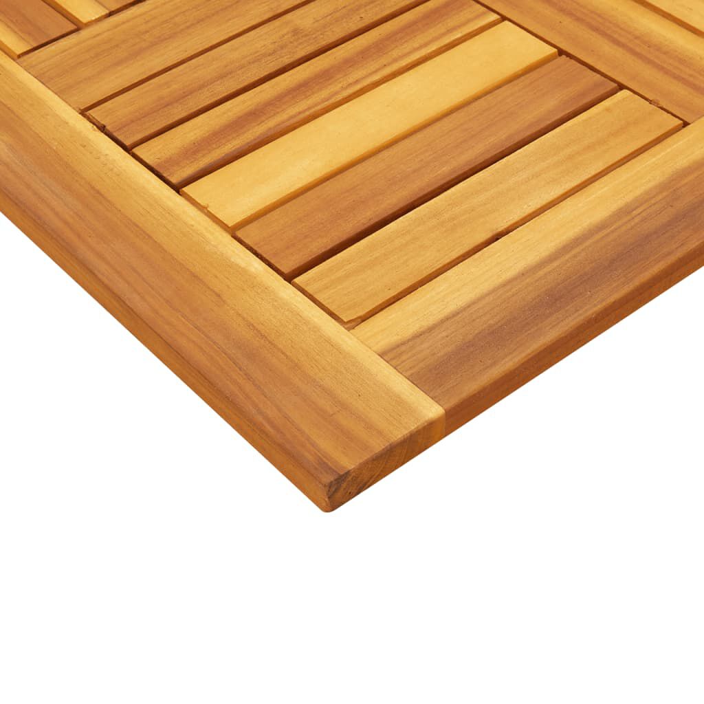vidaXL Επιφάνεια Τραπεζιού Τετράγωνη 60x60x2 εκ. Μασίφ Ξύλο Ακακίας
