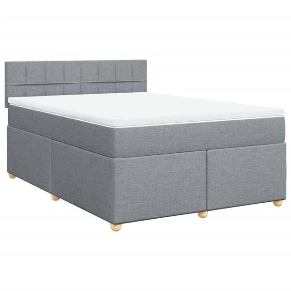 vidaXL &Kappa;&rho;&epsilon;&beta;ά&tau;&iota; Boxspring &mu;&epsilon; &Sigma;&tau;&rho;ώ&mu;&alpha; &Alpha;&nu;&omicron;&iota;&chi;&tau;ό &Gamma;&kappa;&rho;&iota; 140x200 &epsilon;&kappa;. &Upsilon;&phi;&alpha;&sigma;&mu;ά&tau;&iota;&nu;&omicron;
