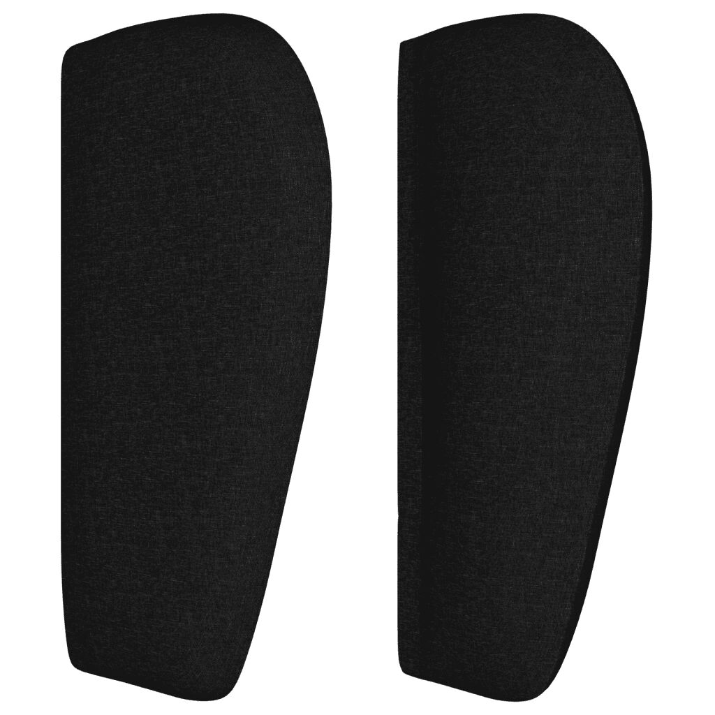 vidaXL Κρεβάτι Boxspring με Στρώμα Μαύρο 180x200 εκ. Υφασμάτινο