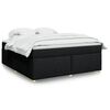 vidaXL &Kappa;&rho;&epsilon;&beta;ά&tau;&iota; Boxspring &mu;&epsilon; &Sigma;&tau;&rho;ώ&mu;&alpha; &Mu;&alpha;ύ&rho;&omicron; 180x200 &epsilon;&kappa;. &Upsilon;&phi;&alpha;&sigma;&mu;ά&tau;&iota;&nu;&omicron;