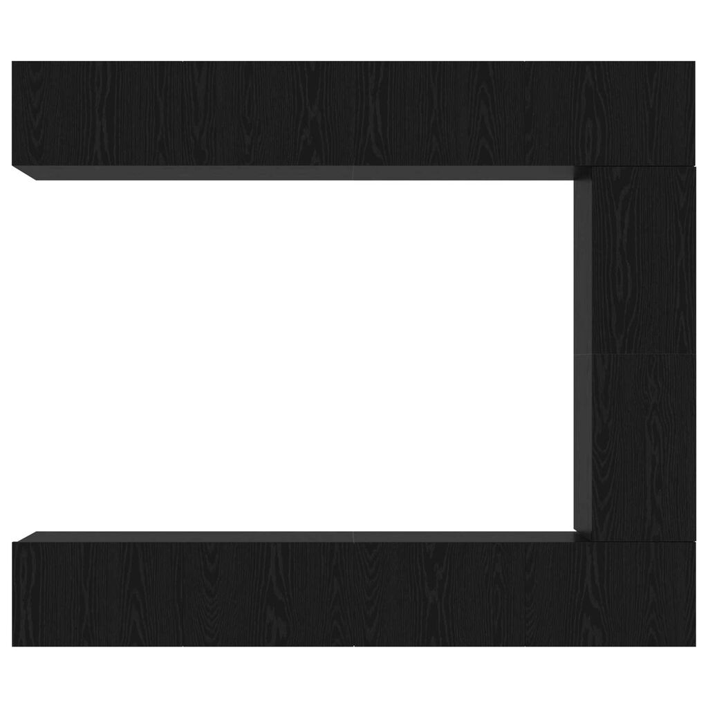 vidaXL Σετ επίπλου τηλεόρασης 5 pcs Μαύρη δρυς 100 x 30 x 30 cm