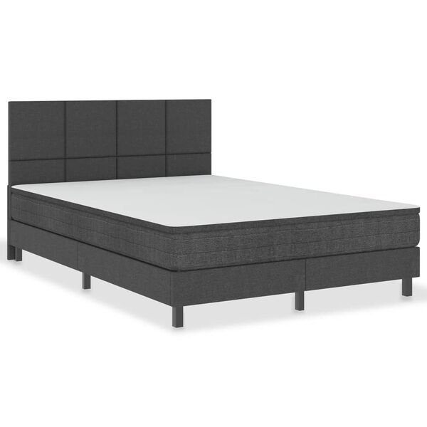 vidaXL Κεφαλάρι Σκούρο Γκρι 160 x 200 εκ. Υφασμάτινο