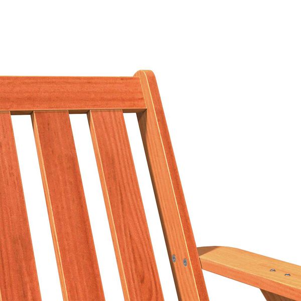 vidaXL Καρέκλα κήπου Adirondack Wax Brown 75x77x77 cm