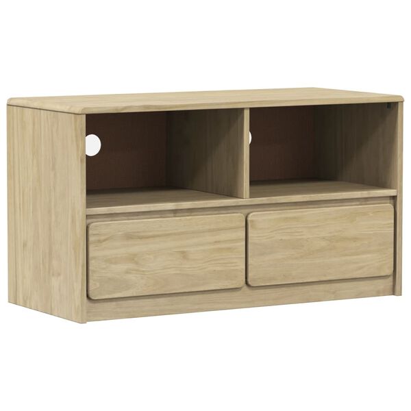 vidaXL Έπιπλο Τηλεόρασης SAUDA Χρώμα Δρυός 99x43x55 εκ. Μασίφ Πεύκο