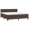 vidaXL &Kappa;&rho;&epsilon;&beta;ά&tau;&iota; Boxspring &mu;&epsilon; &Sigma;&tau;&rho;ώ&mu;&alpha; & LED &Kappa;&alpha;&phi;έ 160x200 &epsilon;&kappa;. &Sigma;&upsilon;&nu;&theta;. &Delta;έ&rho;&mu;&alpha;