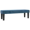 vidaXL Κρεβάτι Boxspring με Στρώμα Σκούρο Μπλε 160x200 εκ. Βελούδινο