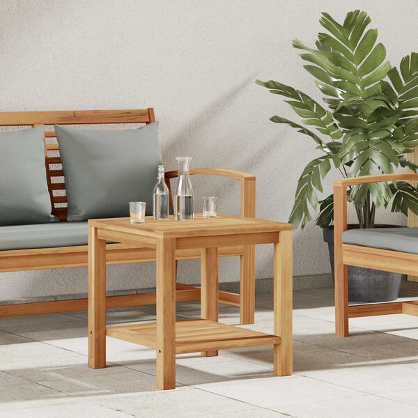 vidaXL Τραπεζάκι σαλονιού Καφέ 45 x 45 x 45 cm Μασίφ ξύλο teak