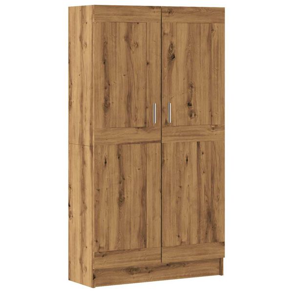 vidaXL Βιβλιοθήκη Artisan Δρυς 82,5x30,5x150 εκ. Επεξεργασμένο Ξύλο