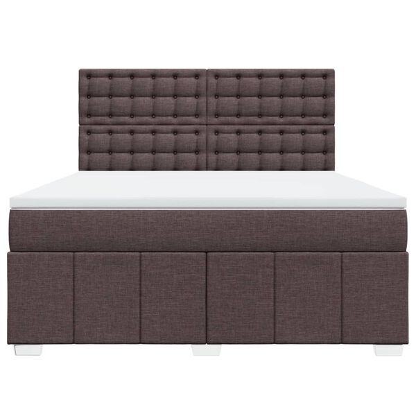 vidaXL &Kappa;&rho;&epsilon;&beta;ά&tau;&iota; Boxspring &mu;&epsilon; &Sigma;&tau;&rho;ώ&mu;&alpha; &Sigma;&kappa;&omicron;ύ&rho;&omicron; &Kappa;&alpha;&phi;έ 180x200 &epsilon;&kappa; &Upsilon;&phi;&alpha;&sigma;&mu;ά&tau;&iota;&nu;&omicron;