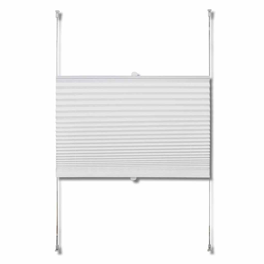 Πλισέ στόρι σκίασης 70x200cm Λευκό