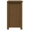 vidaXL Κομοδίνα 2 τεμ. Καφέ Μελί 40x35x61,5 εκ. από Μασίφ Ξύλο Πεύκου