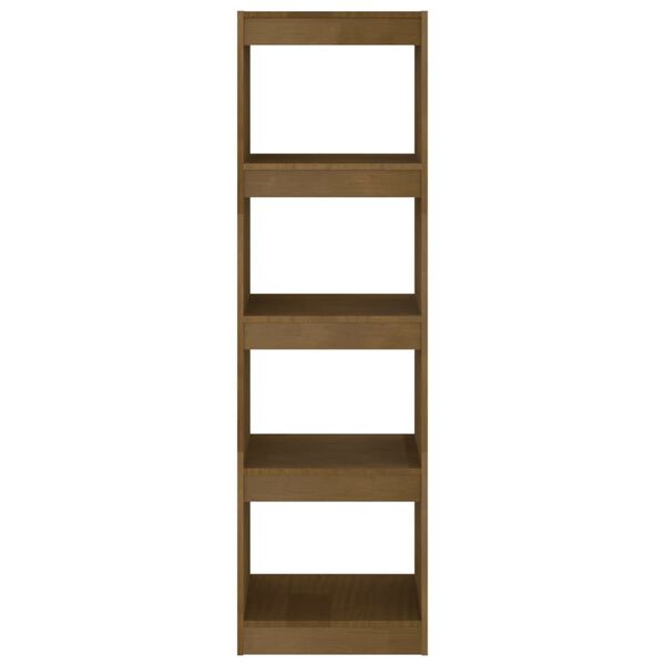 vidaXL Βιβλιοθήκη/Διαχωριστικό Χώρου Μελί 40x30x135,5 εκ. Ξύλο Πεύκου