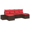 vidaXL &Sigma;&epsilon;&tau; &Kappa;&alpha;&nu;&alpha;&pi;έ &Kappa;ή&pi;&omicron;&upsilon; &mu;&epsilon; &mu;&alpha;&xi;&iota;&lambda;ά&rho;&iota; 6 pcs &Kappa;&alpha;&phi;έ &sigma;&upsilon;&nu;&theta;&epsilon;&tau;&iota;&kappa;ό &rho;&alpha;&tau;ά&nu;