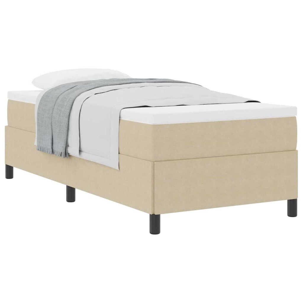 vidaXL Σκελετός Κρεβατιού Γκρι Πράσινο 90 x 190 cm Βελούδο