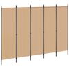 vidaXL &Delta;&iota;&alpha;&chi;&omega;&rho;&iota;&sigma;&tau;&iota;&kappa;ό &Delta;&omega;&mu;&alpha;&tau;ί&omicron;&upsilon; &mu;&epsilon; 5 &Pi;ά&nu;&epsilon;&lambda; &Kappa;&alpha;&phi;έ 250 x 180 &epsilon;&kappa;.