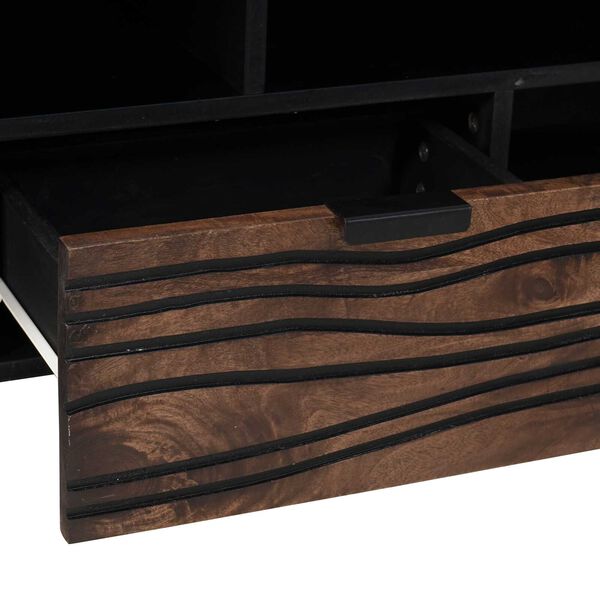 vidaXL Έπιπλο Τηλεόρασης 100x33,5x46 cm Μασίφ Ξύλο Μάνγκο