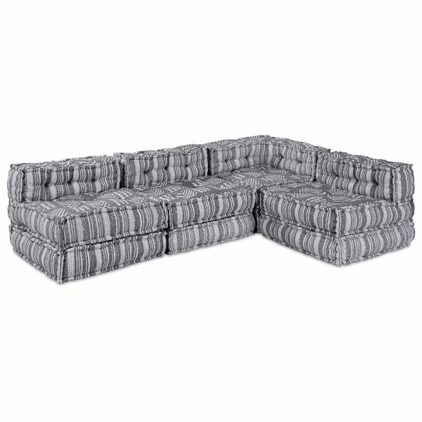 vidaXL Μαξιλάρι 4 pcs Ανοιχτό γκρι 70 x 70 x 54 εκ Πολυεστέρας