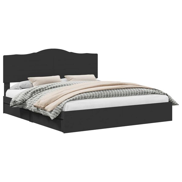 vidaXL &Kappa;&rho;&epsilon;&beta;ά&tau;&iota; &Alpha;&pi;&omicron;&theta;ή&kappa;&eta;&sigmaf; &Mu;&alpha;ύ&rho;&omicron; 200 x 200 cm &Epsilon;&pi;&epsilon;&xi;&epsilon;&rho;&gamma;&alpha;&sigma;&mu;έ&nu;&omicron; &xi;ύ&lambda;&omicron;