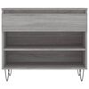 vidaXL Παπουτσοθήκη Γκρι Sonoma 70x36x60 εκ. από Επεξεργασμένο Ξύλο