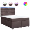 vidaXL &Kappa;&rho;&epsilon;&beta;ά&tau;&iota; Boxspring &mu;&epsilon; &Sigma;&tau;&rho;ώ&mu;&alpha; &Sigma;&kappa;&omicron;ύ&rho;&omicron; &Kappa;&alpha;&phi;έ 140x200 &epsilon;&kappa; &Upsilon;&phi;&alpha;&sigma;&mu;ά&tau;&iota;&nu;&omicron;