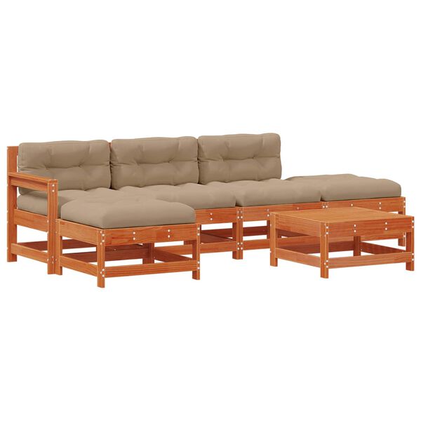 vidaXL &Sigma;&epsilon;&tau; &Xi;&alpha;&pi;&lambda;ώ&sigma;&tau;&rho;&alpha;&sigmaf; &Kappa;ή&pi;&omicron;&upsilon; 6 pcs &Kappa;&epsilon;&rho;&omega;&mu;έ&nu;&omicron; &Kappa;&alpha;&phi;έ &Sigma;&tau;&epsilon;&rho;&epsilon;ό &pi;&epsilon;ύ&kappa;&omicron;