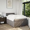 vidaXL &Kappa;&rho;&epsilon;&beta;ά&tau;&iota; Boxspring &mu;&epsilon; &Sigma;&tau;&rho;ώ&mu;&alpha; Taupe 120x200 &epsilon;&kappa;. &Upsilon;&phi;&alpha;&sigma;&mu;ά&tau;&iota;&nu;&omicron;