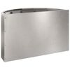 vidaXL Γλάστρα Ασημί 60 x 30 x 35 εκ Ανοξείδωτο ατσάλι