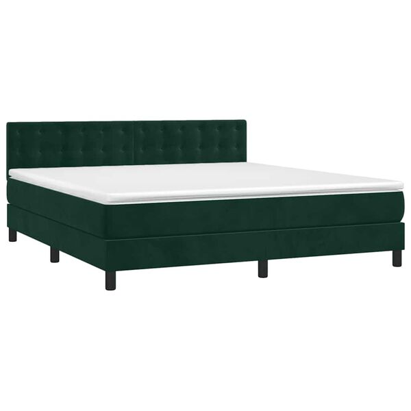 vidaXL &Kappa;&rho;&epsilon;&beta;ά&tau;&iota; Boxspring &mu;&epsilon; &Sigma;&tau;&rho;ώ&mu;&alpha; &Sigma;&kappa;&omicron;ύ&rho;&omicron; &Pi;&rho;ά&sigma;&iota;&nu;&omicron; 180x200&epsilon;&kappa;. &Beta;&epsilon;&lambda;&omicron;ύ&delta;&iota;&nu;&omicron;