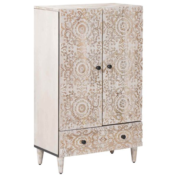 vidaXL &Psi;&eta;&lambda;ή &Epsilon;&pi;&iota;&phi;ά&nu;&epsilon;&iota;&alpha; &Lambda;&epsilon;&upsilon;&kappa;ό 60 x 33,5 x 100 &epsilon;&kappa;. &Sigma;&tau;&epsilon;&rho;&epsilon;ό &xi;ύ&lambda;&omicron; &mu;ά&nu;&gamma;&kappa;&omicron;