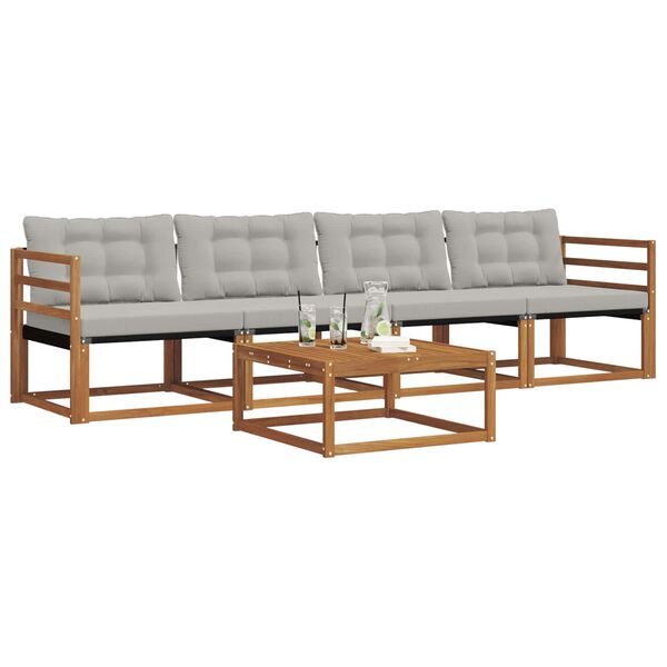 vidaXL &Sigma;&epsilon;&iota;&rho;ά &Kappa;&alpha;&nu;&alpha;&pi;έ &Epsilon;&xi;&omega;&tau;&epsilon;&rho;&iota;&kappa;&omicron;ύ 5 pcs &Phi;&upsilon;&sigma;&iota;&kappa;ό &kappa;&alpha;&iota; &Alpha;&nu;&omicron;&iota;&chi;&tau;ό &Gamma;&kappa;&rho;&iota;