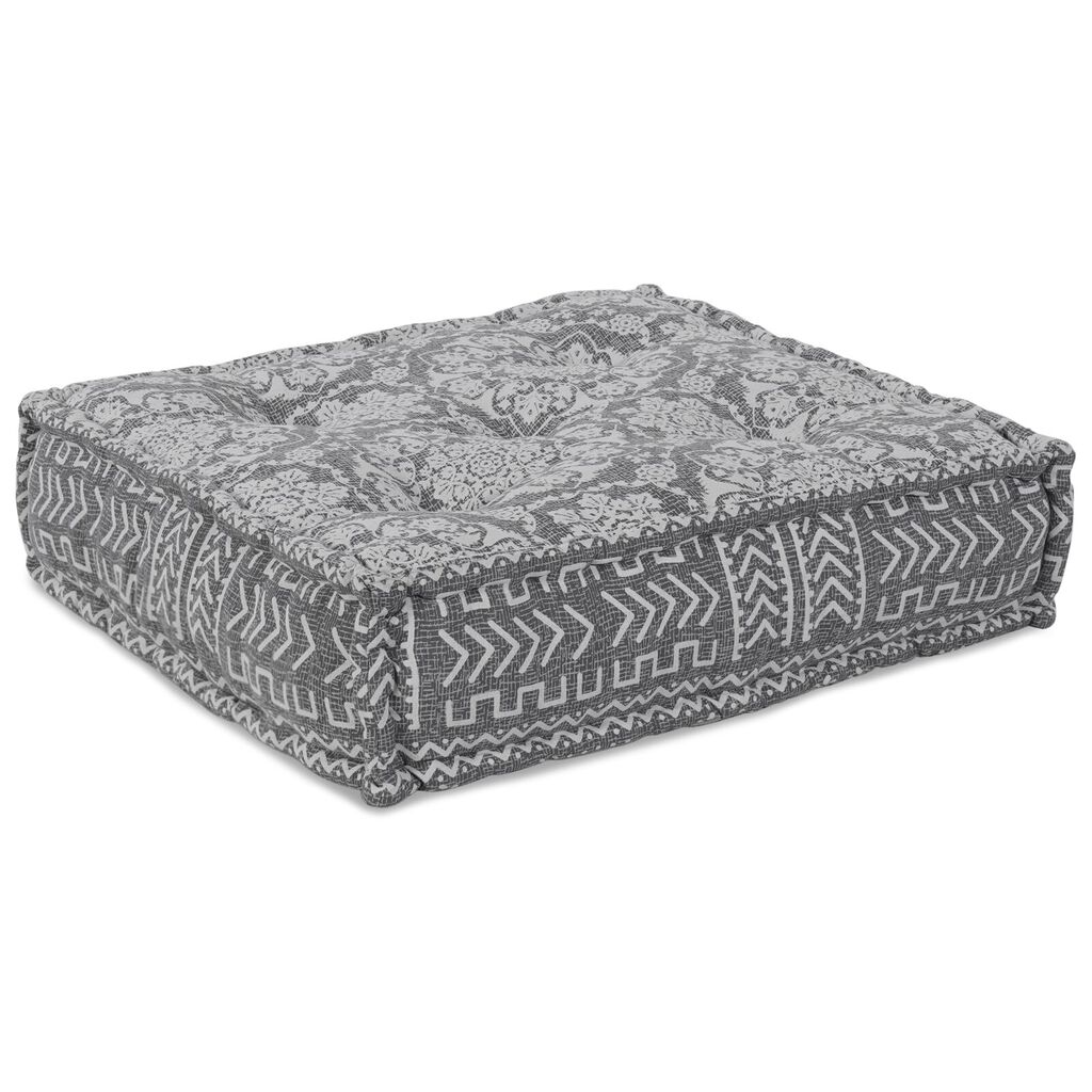 vidaXL Καναπές Pouffe Modular 2 Θέσεων Αλλάζει Σχήμα Ανοιχτό Γκρι Υφασμάτινος