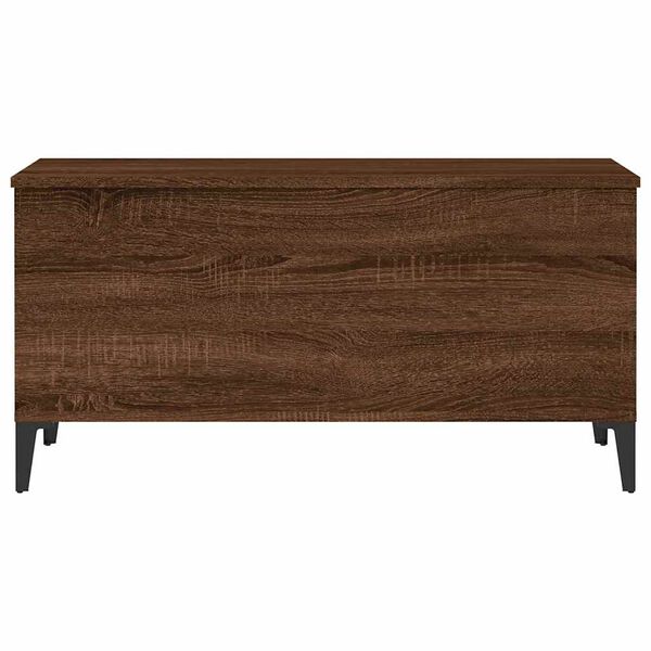 vidaXL Τραπεζάκι Σαλονιού Καφέ Δρυς 90x44,5x45 εκ. Επεξεργασμένο Ξύλο