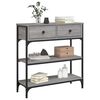 vidaXL Τραπέζι Κονσόλα Γκρι Sonoma 72,5x25x75 εκ. Επεξεργασμένο Ξύλο