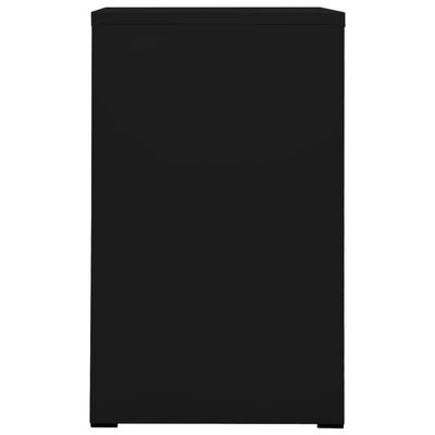 vidaXL Αρχειοθήκη Μαύρη 46 x 62 x 102,5 εκ. από Ατσάλι