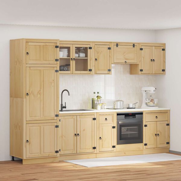 vidaXL &Nu;&tau;&omicron;&upsilon;&lambda;&alpha;&pi;&iota;&omicron;ύ &mu;&epsilon; &sigma;&upsilon;&rho;&tau;ά&rho;&iota; &mu;&epsilon; &rho;ά&phi;&iota; 9 pcs &Mu;έ&lambda;&iota; &Sigma;&tau;&epsilon;&rho;&epsilon;ά &xi;&upsilon;&lambda;&epsilon;ί&alpha; &pi;&epsilon;ύ&kappa;&omicron;&upsilon;