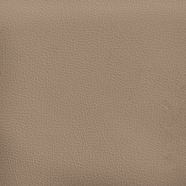 vidaXL Καναπές Chesterfield 2 θέσεων Καπουτσίνο από Συνθετικό Δέρμα