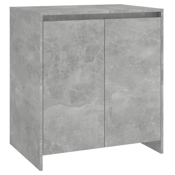 vidaXL Μπουφές Γκρι Σκυροδέματος 70x41x75 εκ. Επεξεργασμένο Ξύλο