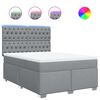 vidaXL &Kappa;&rho;&epsilon;&beta;ά&tau;&iota; Boxspring &mu;&epsilon; &Sigma;&tau;&rho;ώ&mu;&alpha; &Alpha;&nu;. &Pi;&rho;ά&sigma;&iota;&nu;&omicron; 160x200&epsilon;&kappa; &Upsilon;&phi;&alpha;&sigma;&mu;ά&tau;&iota;&nu;&omicron;