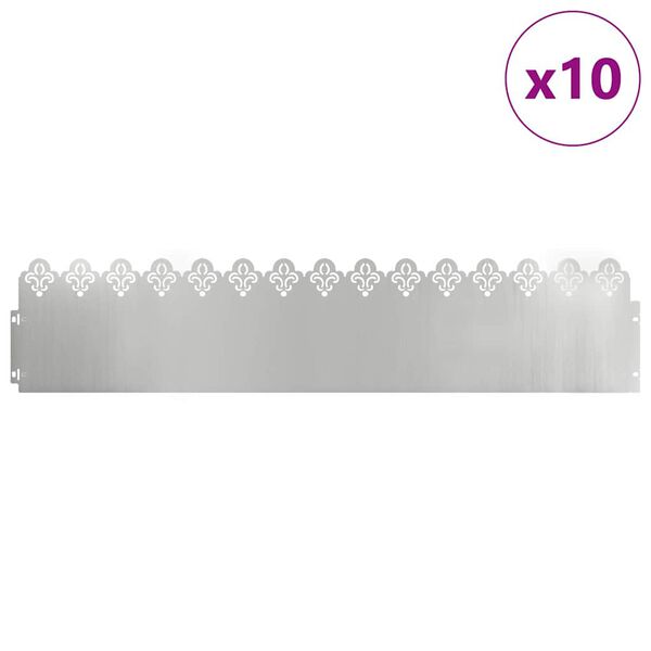 vidaXL &Pi;&epsilon;&rho;&iota;&gamma;&rho;ά&mu;&mu;&alpha;&tau;&alpha; &gamma;&kappa;&alpha;&zeta;ό&nu; 10 pcs &Alpha;&sigma;&eta;&mu;ί 103 x 0,05 x 22 &epsilon;&kappa;