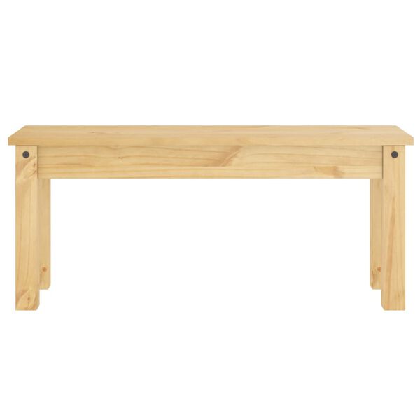 vidaXL Πάγκος Τραπεζαρίας Panama 105x30x45 εκ. από Μασίφ Ξύλο Πεύκου
